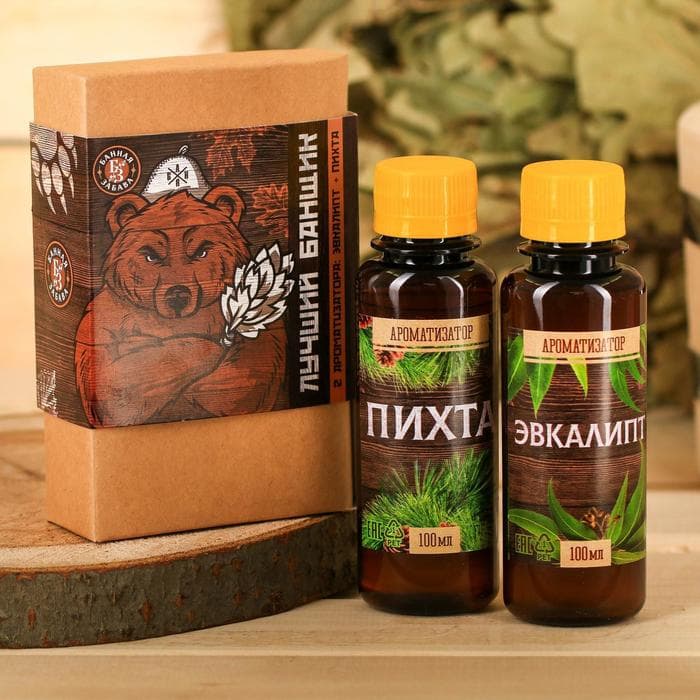 Ароматизатор 100 мл «Самому лучшему банщику», эвкалипт, пихта