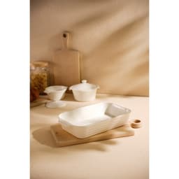 Форма для запекания SL Home «Санторини», 2.5 л, 36×20.5×6.5 см, жаропрочная керамика, белая