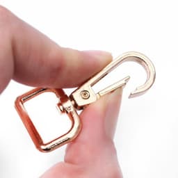 Карабин металлический, 45×25 мм / 20×3 мм, 5 шт., цвет золотой