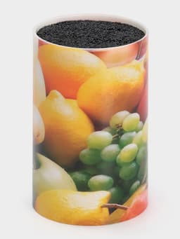 Подставка для ножей с наполнителем «Фрукты», 14×9 см