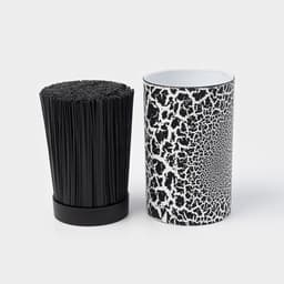 Подставка для ножей с наполнителем Доляна «Кракле», 14×9 см, чёрная