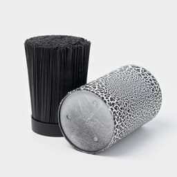 Подставка для ножей с наполнителем Доляна «Кракле», 14×9 см, чёрная