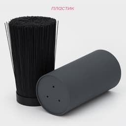 Подставка для ножей с наполнителем Доляна «Нео», 22×11 см, покрытие софт тач, серая