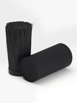 Подставка для ножей с наполнителем Доляна «Нео», 22×11 см, покрытие софт тач, чёрная