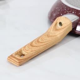 Сковорода Magistro Natural. Brown, d=20 см, h=4.5 см, ручка софт тач, антипригарное покрытие, индукция, кованый алюминий, коричневая