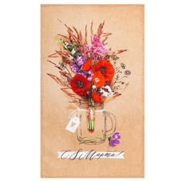 Полотенце кухонное « С 8 марта» 34×60 см