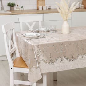 Клеёнка на стол «Ромбики», на тканевой основе, рулон 20 м, ширина 137 см, толщина 0.18 мм