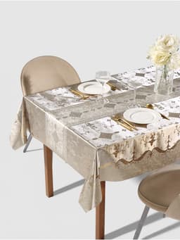 Клеёнка на стол «Ромбики», на тканевой основе, рулон 20 м, ширина 137 см, толщина 0.18 мм