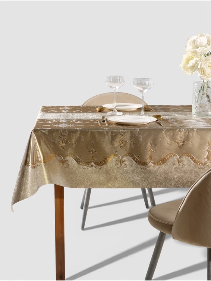 Клеёнка на стол «Ромбики», на тканевой основе, рулон 20 м, ширина 137 см, толщина 0.18 мм