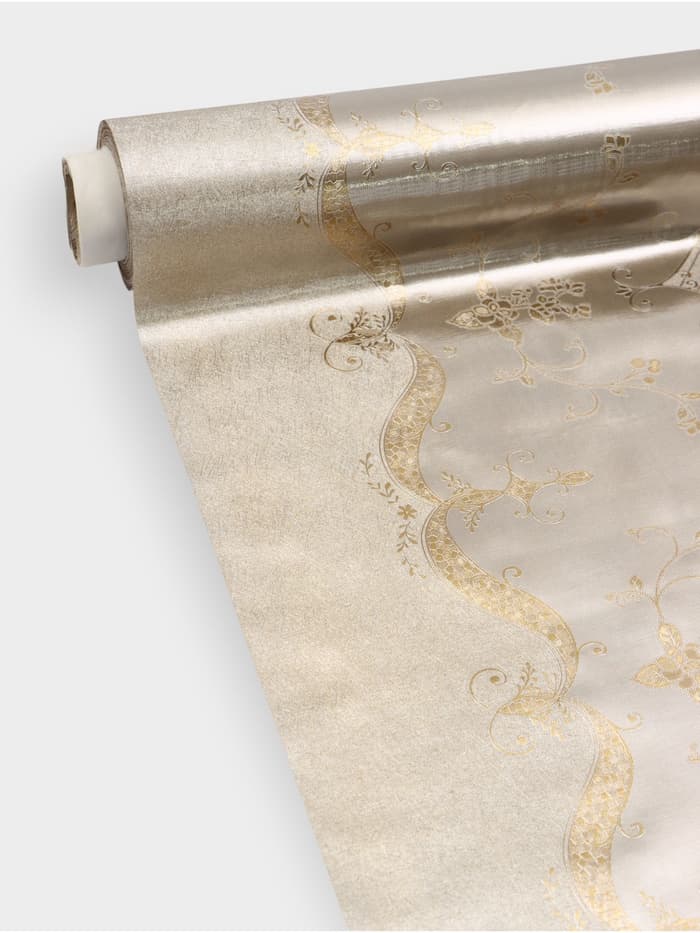 Клеёнка на стол «Ромбики», на тканевой основе, рулон 20 м, ширина 137 см, толщина 0.18 мм