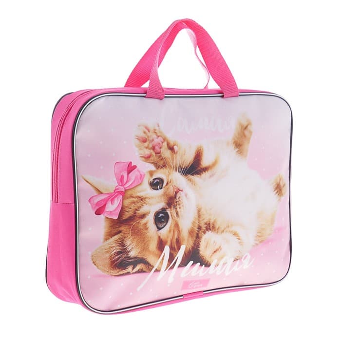 Папка для труда, А4, текстильная, 35×27×7 см «Самая милая»