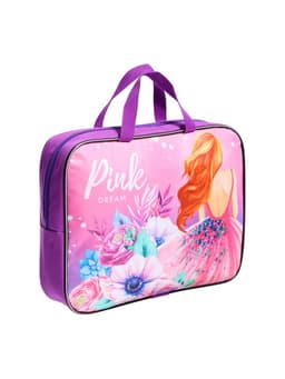 Папка для труда, А4, текстильная, 35×27×7 см, Pink Dream