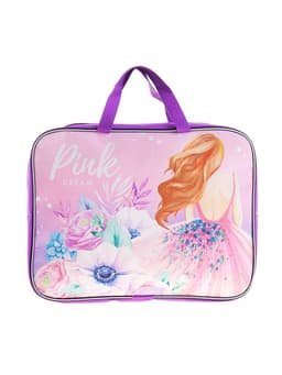 Папка для труда, А4, текстильная, 35×27×7 см, Pink Dream