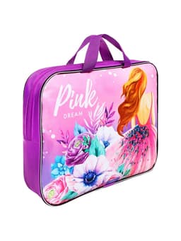 Папка для труда, А4, текстильная, 35×27×7 см, Pink Dream