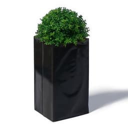 Пакет для рассады, 2 л, 10×25 см, полиэтилен, толщина 60 мкм, с перфорацией, чёрный, Greengo