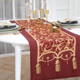 Дорожка на стол «Королевский узор» 40×146 см
