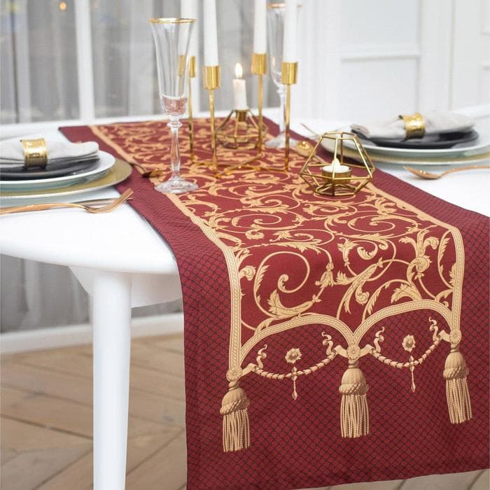 Дорожка на стол «Королевский узор» 40×146 см