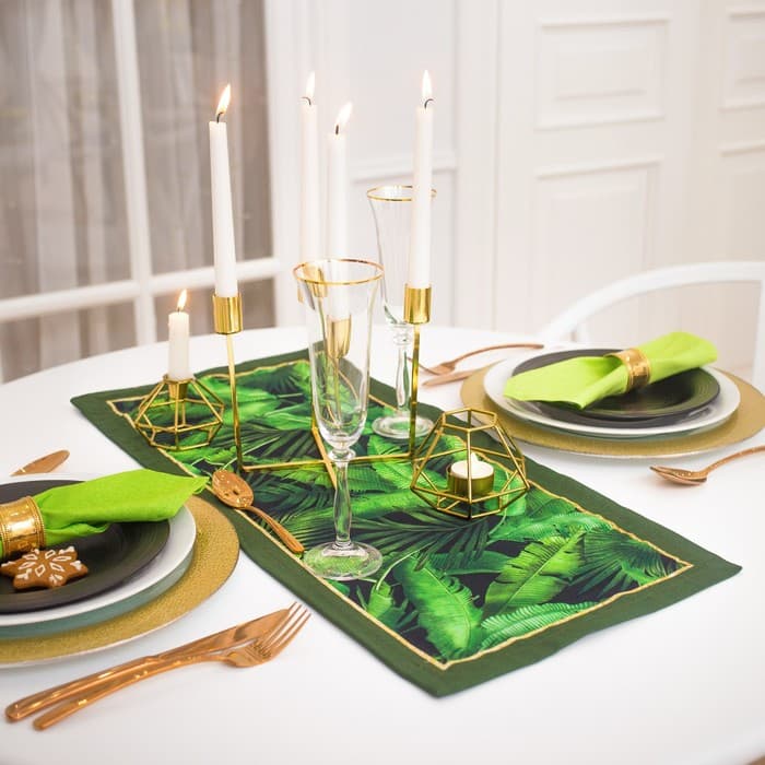 Дорожка на стол Этель «Тропики» 30×70 см, 100% хлопок, саржа 190 г/м²