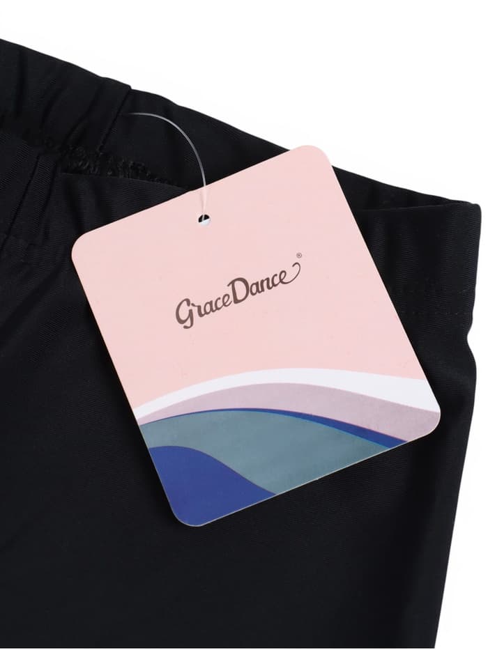 Лосины для гимнастики и танцев Grace Dance, размер 32, чёрные