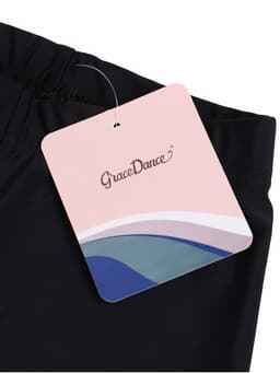 Лосины для гимнастики и танцев Grace Dance, размер 32, чёрные