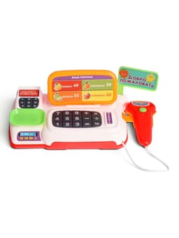 Игровой набор ZABIAKA «Мини касса» с аксессуарами, световые и звуковые эффекты