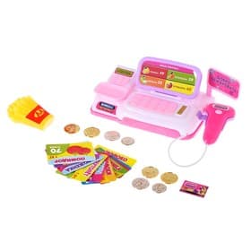Набор игровой ZABIAKA «Мини касса» с аксессуарами, световые и звуковые эффекты