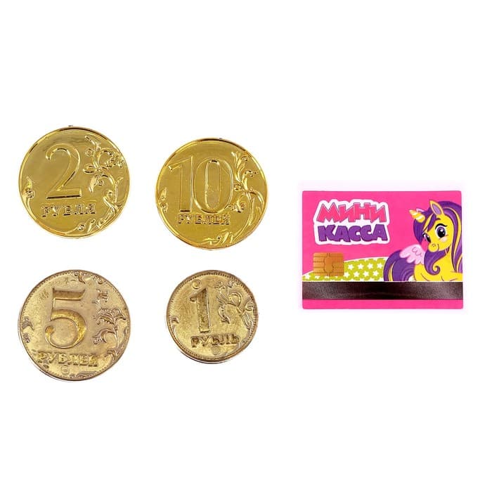 Набор игровой ZABIAKA «Мини касса» с аксессуарами, световые и звуковые эффекты