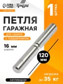 Петля гаражная,16×120 мм, для сварки, с подшипником, каплевидная