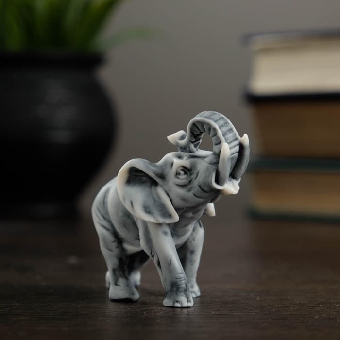 Фигурка «Слоник малый», мраморная крошка, 5.7 см