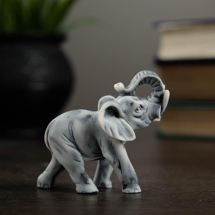 Фигурка «Слоник малый», мраморная крошка, 5.7 см