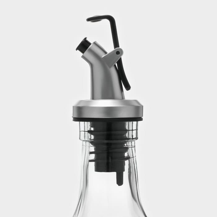 Бутылка для соусов и масла Доляна «Классик», 500 мл, 5.5×30 см, с капельным дозатором, стекло, прозрачная