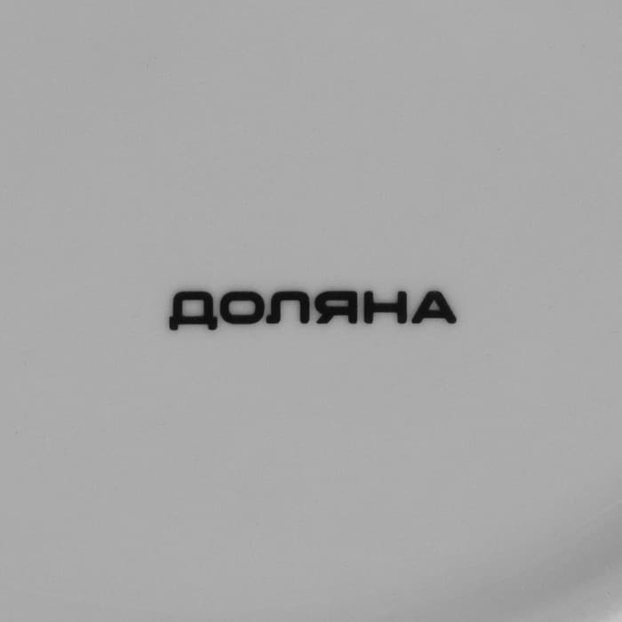 Этажёрка для фруктов и десертов Доляна «Лаванда», 3 яруса, d=15/18/23 см, фарфор, белая