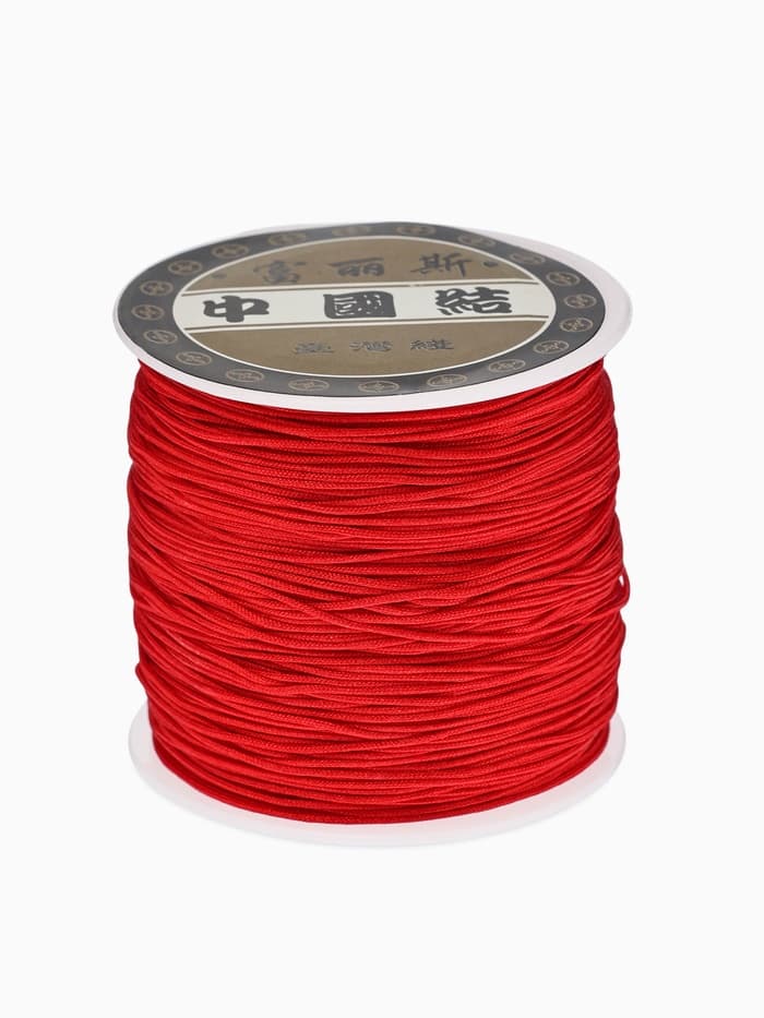 Шнур «Шамбала» длина 100 м, d=1 мм, ярко-красный