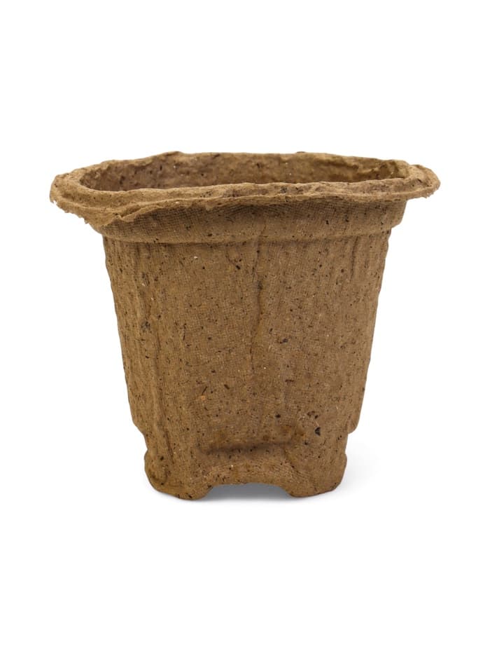 Горшок для рассады, 175 мл, d=8 см, h=8 см, торф, набор 10 шт.