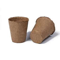 Горшок для рассады, 100 мл, d=6 см, h=6.5 см, торф, Greengo