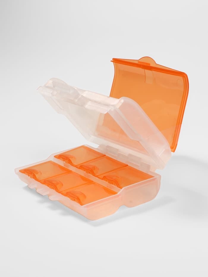 Таблетница «Комбо», 9×7×3.5 см, 7 секций, цвет МИКС