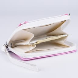 Кошелёк «Счастье в каждой минуте», отдел на молнии, белый