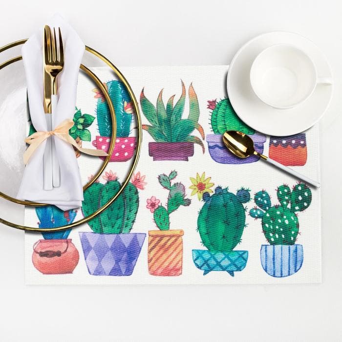 Салфетка на стол «Кактусы» 29×40 см
