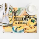 Салфетка на стол «YELLOW is Yummy» 29×40 см