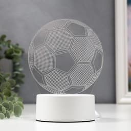 Светильник «Футбольный мяч» LED RGB от сети 9.5×12.5×16 см