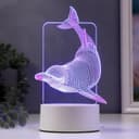 Светильник «Большой дельфин» LED RGB от сети RISALUX