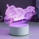 Светильник «Гоночный мотоцикл» LED RGB от сети 9.5×16×14 см RISALUX