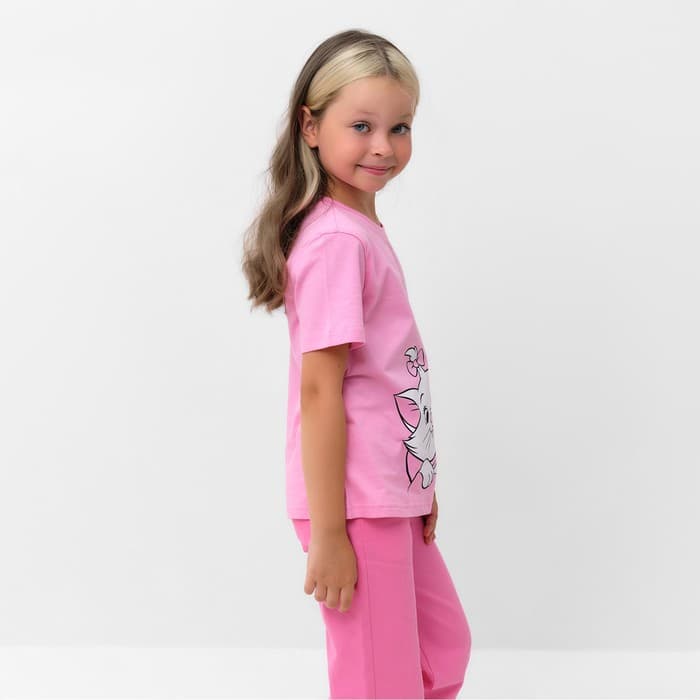 Футболка для девочки KAFTAN «Мари», розовая, размер 30 (98-104 см)
