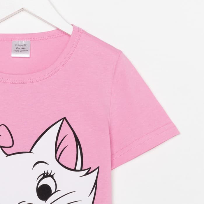 Футболка для девочки KAFTAN «Мари», розовая, размер 30 (98-104 см)