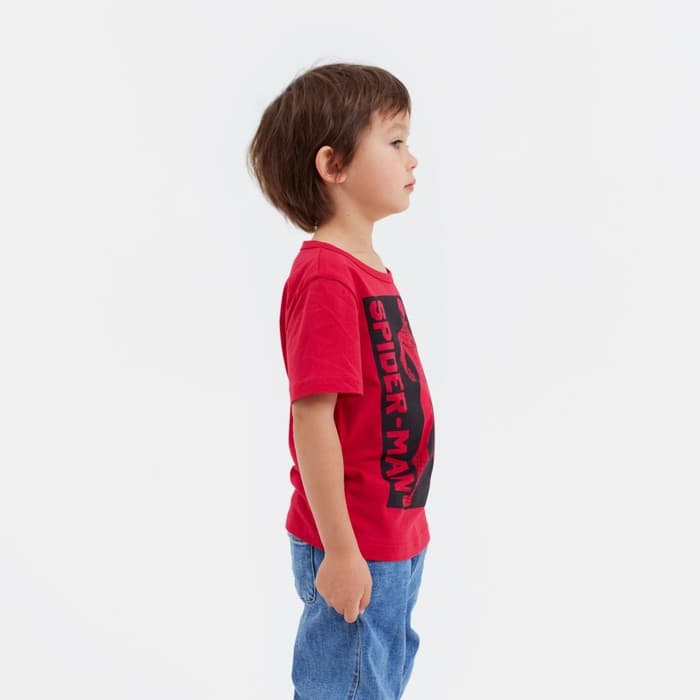 Футболка детская MARVEL Spider man, рост 110-116 (32), красная