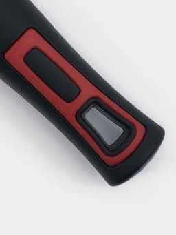 Овощечистка Доляна «Чили», 18.5 см, чёрная