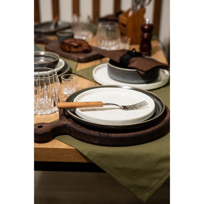 Вилка столовая «Эко стейк», h=19.5 см, толщина 1.5 мм, нержавеющая сталь