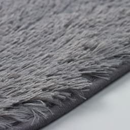 Коврики для ванной и туалета Доляна «Пушистик», 2 шт., 38×40 см, 40×60 см, серые