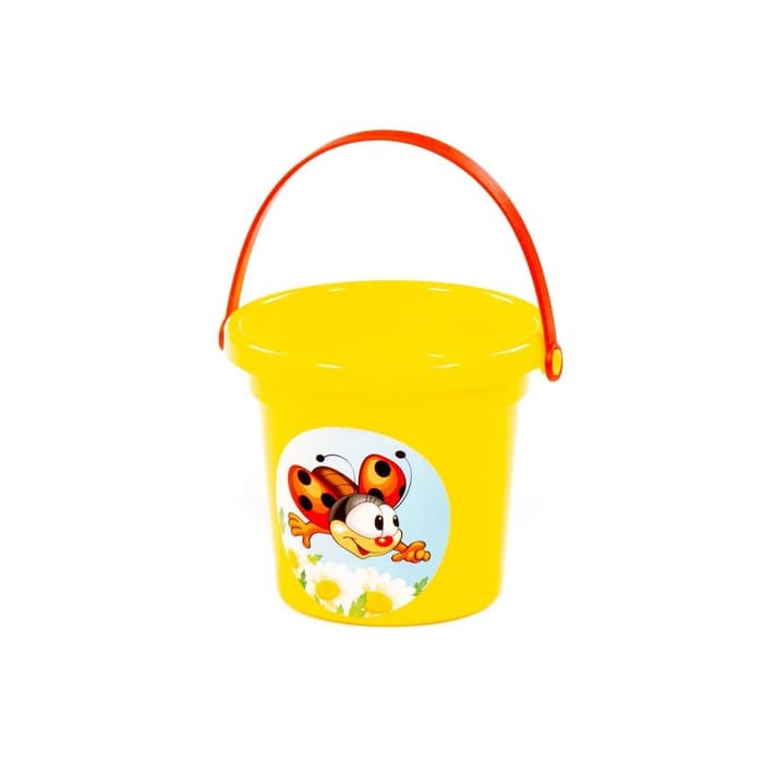Ведро детское пластиковое для песочницы, малое, МИКС