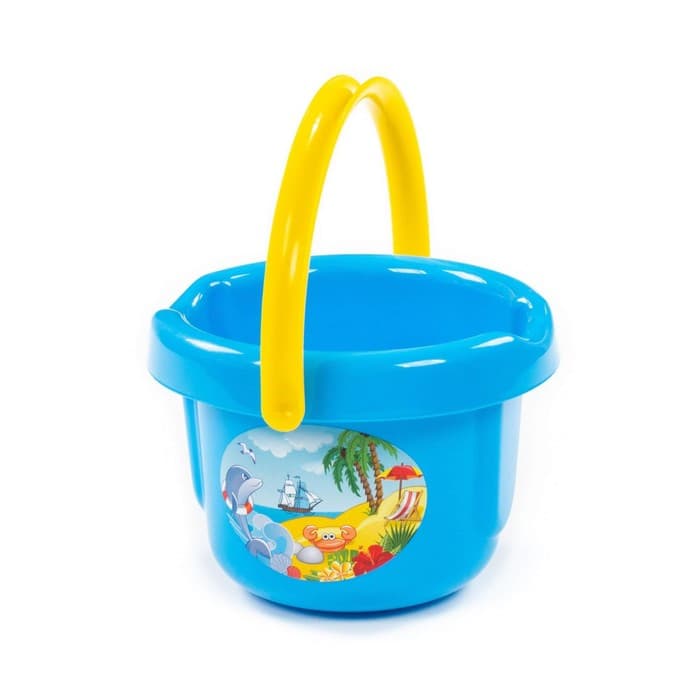 Ведро детское пластиковое для песочницы, большое, МИКС